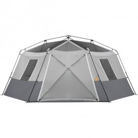 Ozark Trail 17' x 15' Person Instant Hexagon Cabin Tent,Sleeps 11