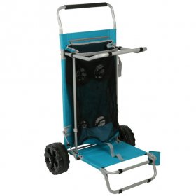 Ozark Trail Sand Island Convertible Beach Cart,Blue,Outdoor Camping Wagon,Adult