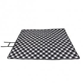 Ozark Trail Blanket and Two Chair Combo,Adult,Black White