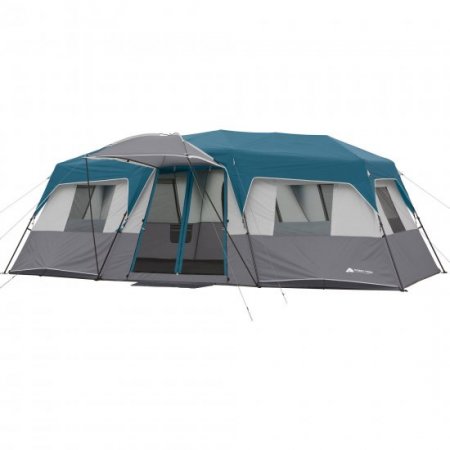 Ozark Trail 20' x 10' Instant Cabin Tent in Gray and Teal,Sleeps 12