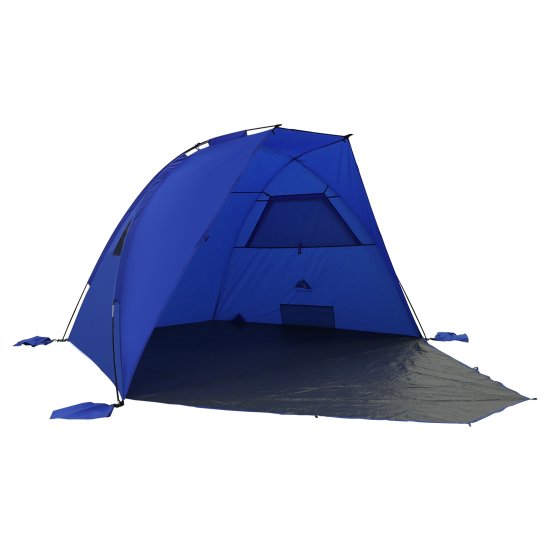 Ozark Trail 9 Ft. x 6 Ft. Privacy Sun Shelter For Beach And Park,5.9 lbs.,Blue