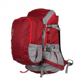 Ozark Trail 2-in-1 Family Pack,35 Liter Hiking Backpack with Detachable 15 Liter Daypack,Red