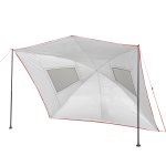 Ozark Trail 9 ft. x 7 ft. Gray Multi-Purpose Sunshade Beach Tent,with UV Protection