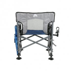 Ozark Trail Camping Director Fishing Chair,Blue,Adult