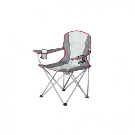 Ozark Trail,Oversized Quad Chair,Adult,Off White & Grey