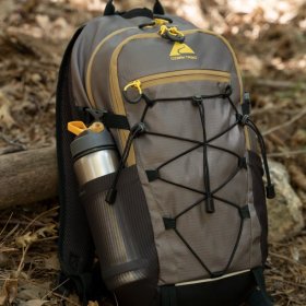 Ozark Trail 17 Liter Camping,Hiking,Mountaineering,Technical Backpack,Gray,Unisex