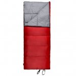 Ozark Trail 50-Degree Warm Weather Red Sleeping Bag,33"x75"