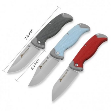 Ozark Trail 3.2 EDC Folding Knife,Multi-Color 6pc Set Pocket Knives