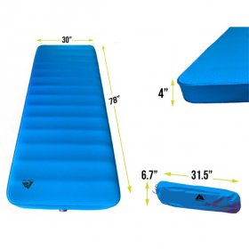 Ozark Trail Foam Sleeping Pad,78 x 30 x 3.9 Blue