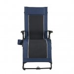 Ozark Trail Quad Zero Gravity Lounger Camping Chair,Blue,Adult