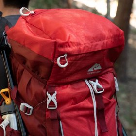 Ozark Trail 47 Liter Hydration Compatible,Hiking,Camping,Travel Backpack,Red,Unisex