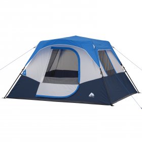 Ozark Trail 10' x 9' 6-Person Instant Cabin Tent with LED Lighted Hub,25 lbs