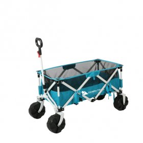 Ozark Trail Sand Island Beach Wagon Cart,Outdoor and Camping,Blue,Adult