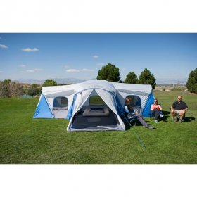 Ozark Trail 16-Person 3-Room Family Cabin Tent,with 3 Entrances