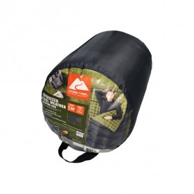 Ozark Trail Oversized 30-Degree Cool Weather Sleeping Bag,Gray,40"x80"
