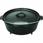 Ozark Trail 5-Quart Cast Iron Dutch Oven with Spiral Bail Handle