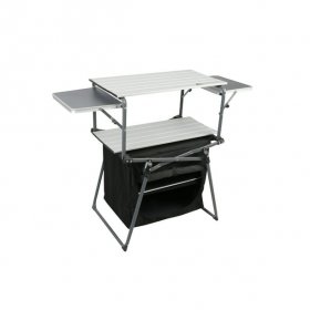 Ozark Trail Kitchen Camping Table,Silver