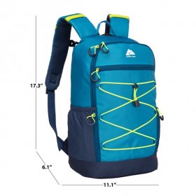 Ozark Trail 20.5 Liter Hiking,Camping,Travel,Lightweight Backpack,Fjord Blue,Unisex