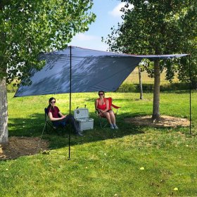 Ozark Trail Multi-Purpose Tarp Shelter,12' x 12' with Steel Poles