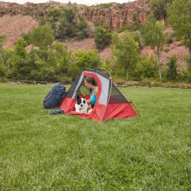 Ozark Trail 1-Person Backpacking Tent,with Large Door for Easy Entry